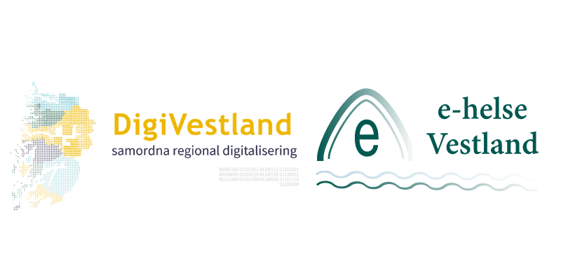 Logo Digi Vestland og E-helse Vestland - Klikk for stort bilete